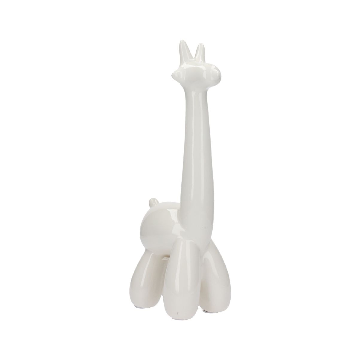 Escultura White Giraffe Balloon Animal