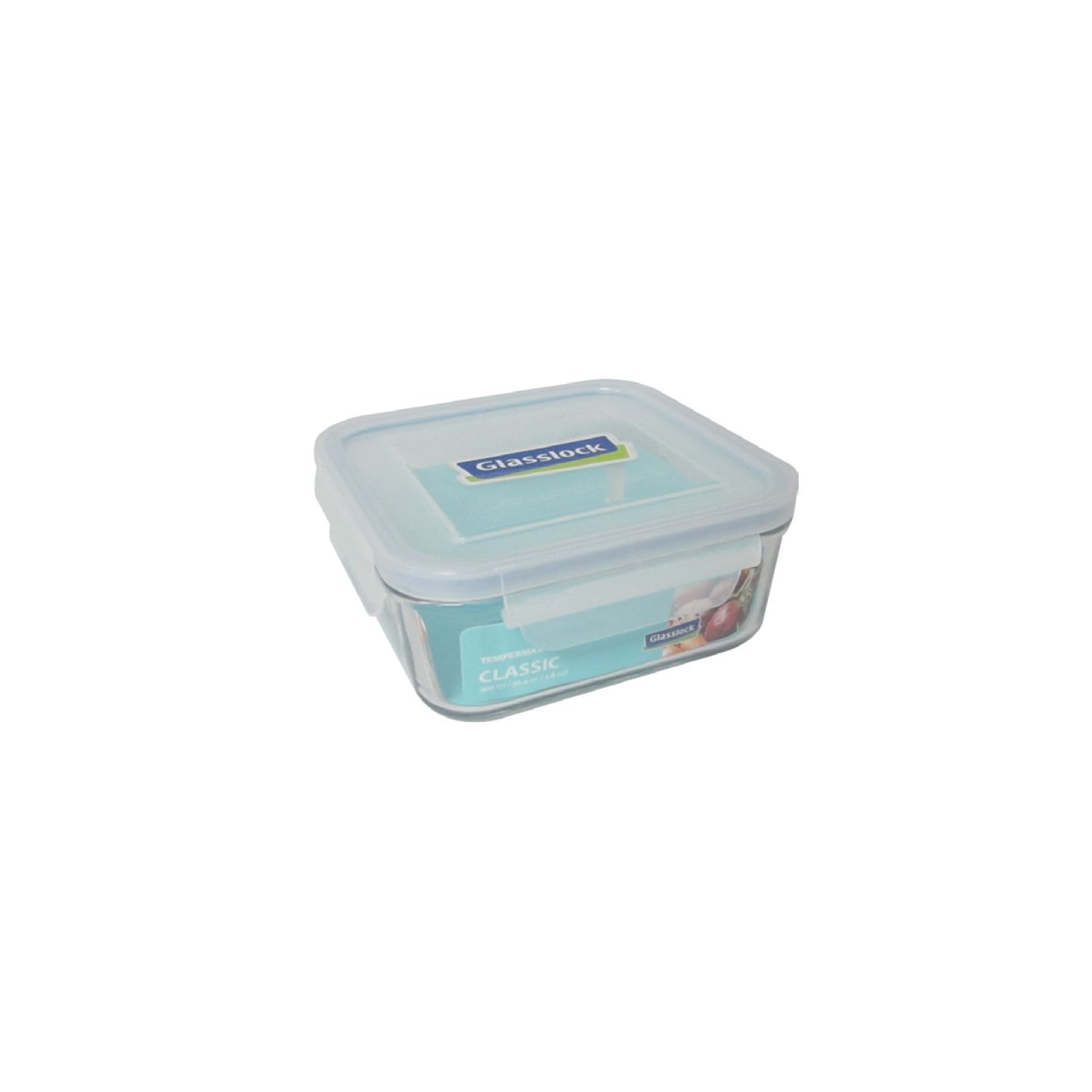 ENVASE CUADRADO C/TAPA 900ml